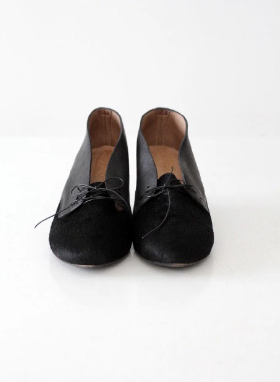 Black ankle boots